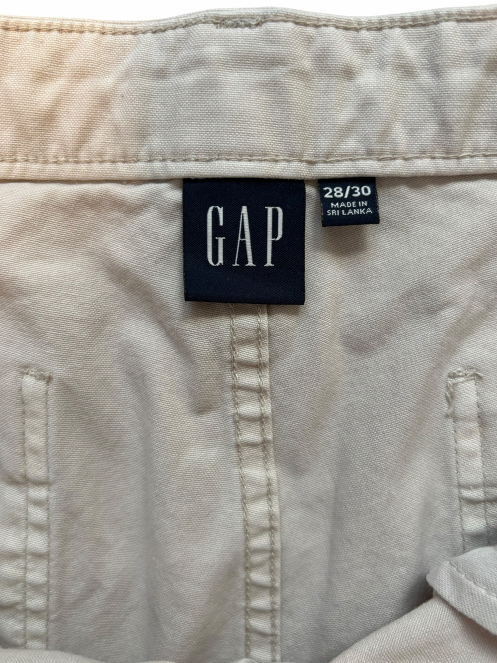 GAP Men's Khaki Straight-Leg Chinos in Light Beige. Size 28 x 30. VGUC - Picture 5 of 5